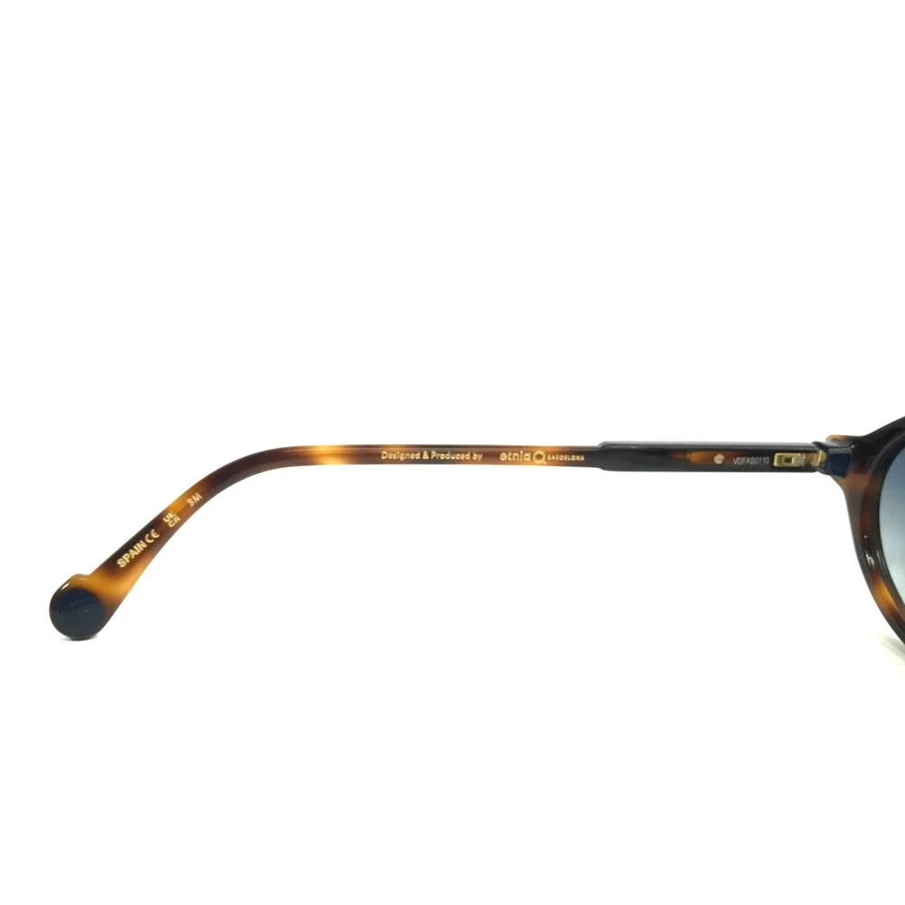 Etnia Barcelona Sunglasses DELOS HVDB Havana Blue Frames w/ Gradient Blue Lenses